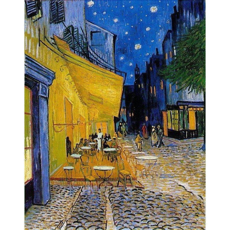 Terrasse du café le soir | Vincent van Gogh Diamond painting | DIY diamond painting | Trendy diamond painting | Amazon diamond painting | Action diamond painting | 5D diamond painting